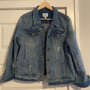 Market & Spruce Women's Denim Jacket - Size Large